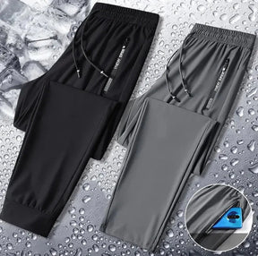 Buy 1 GET 1 Free - Men's Sports Regular Fit Lycra Track Pant with Two Side Pockets (Grey + Black )