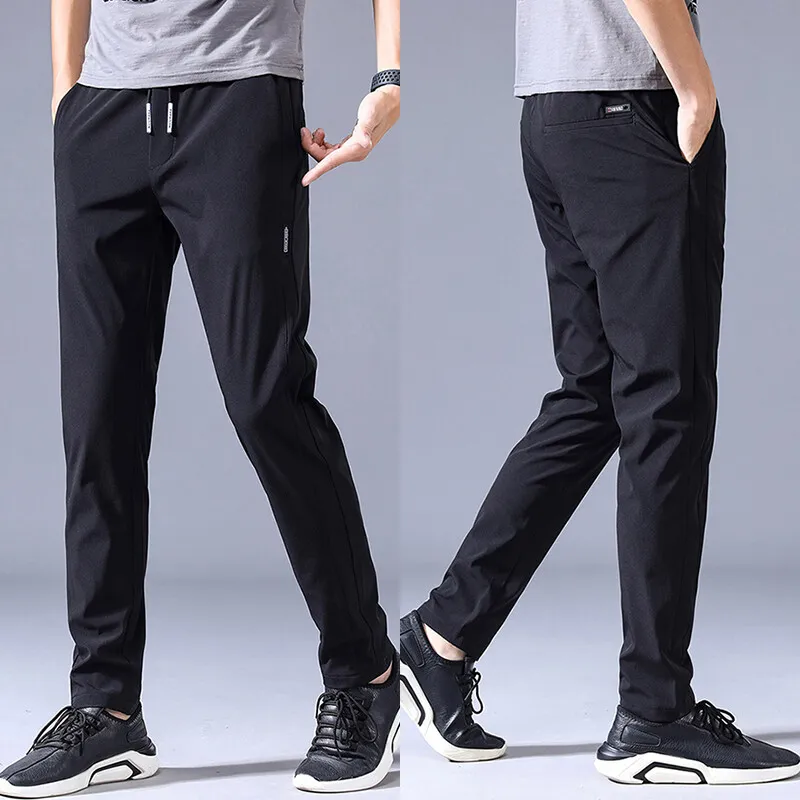 Buy 1 GET 1 Free - Men's Sports Regular Fit Lycra Track Pant with Two Side Pockets (Grey + Black )